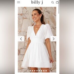 Billy J white dress